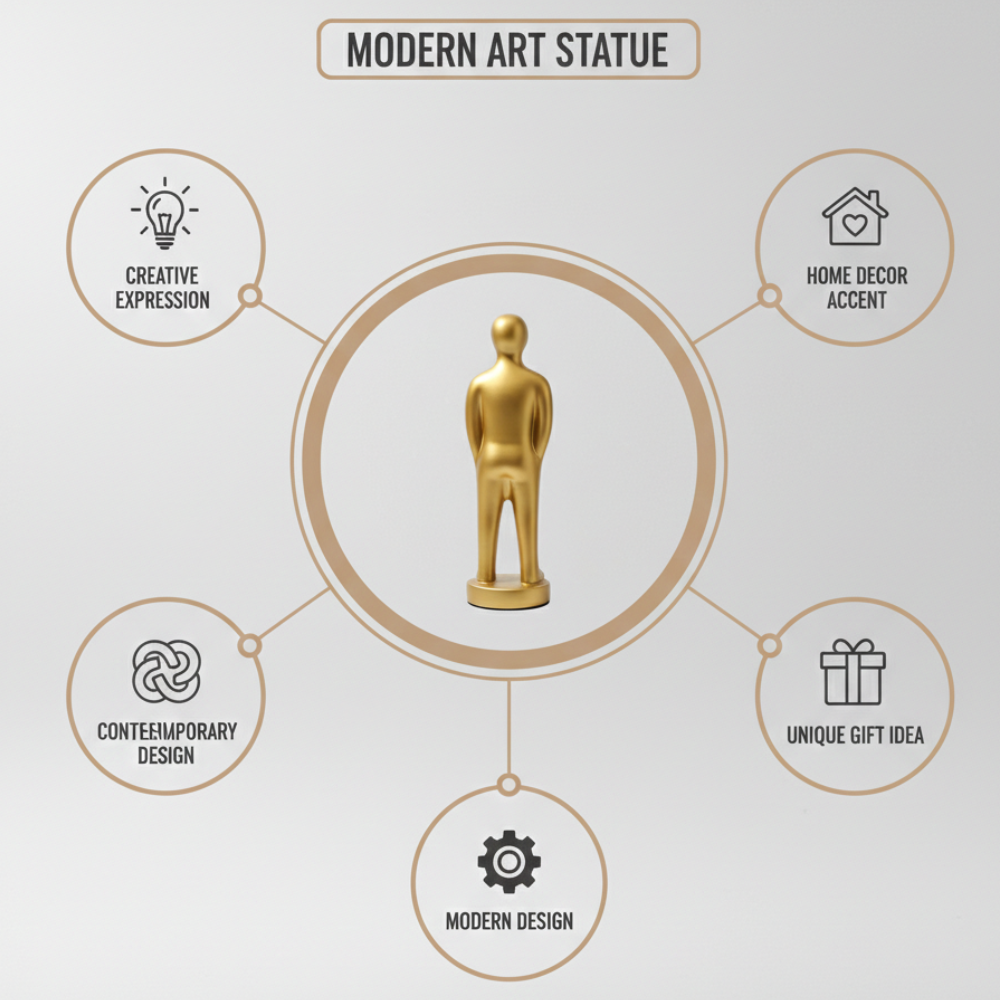 Modern Abstract Humanoid Decor