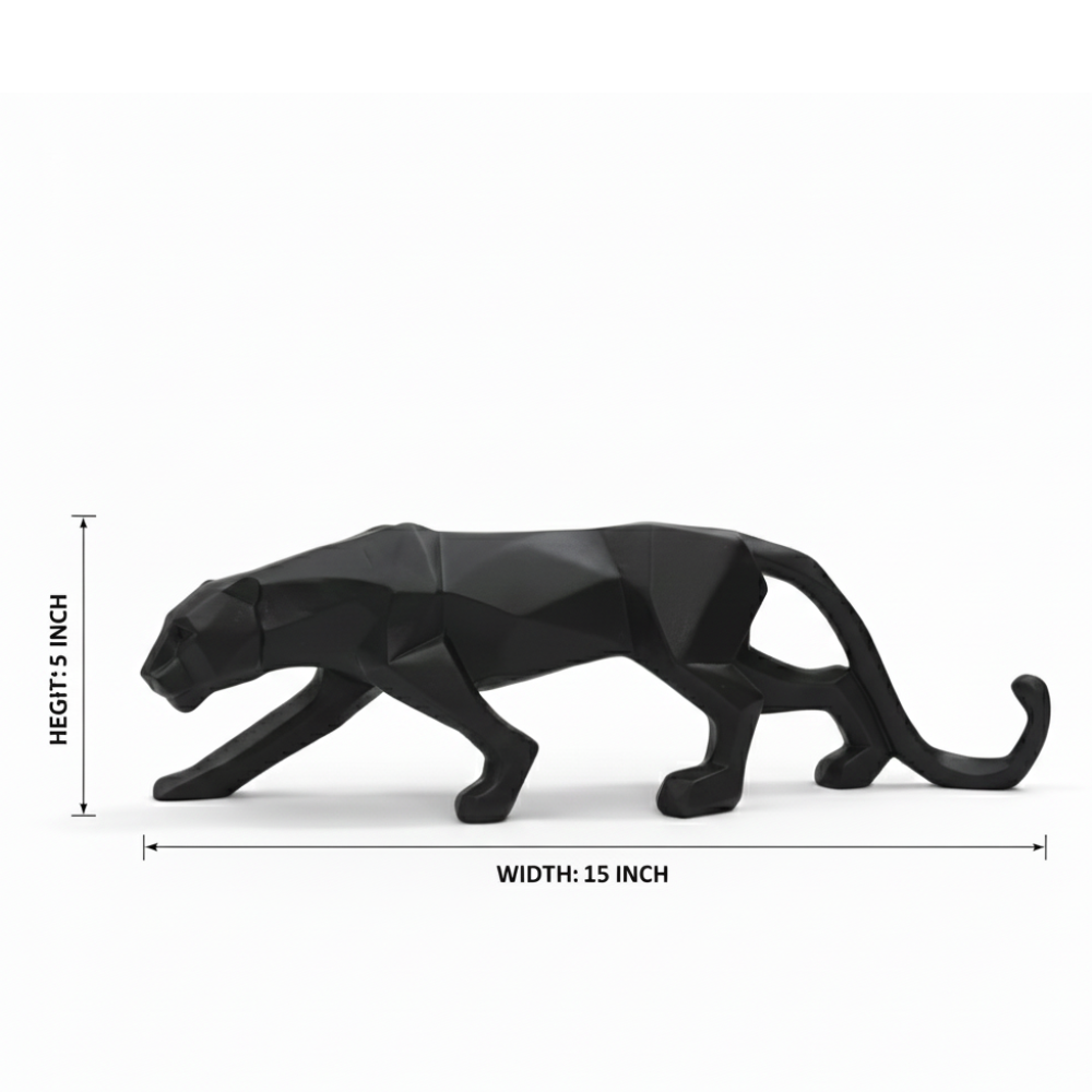 Matte Black Panther Showpiece