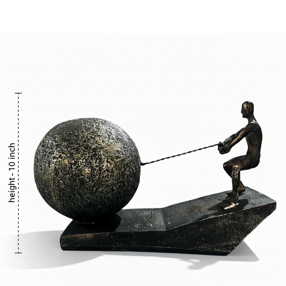 Struggle & Determination Human Sculpture