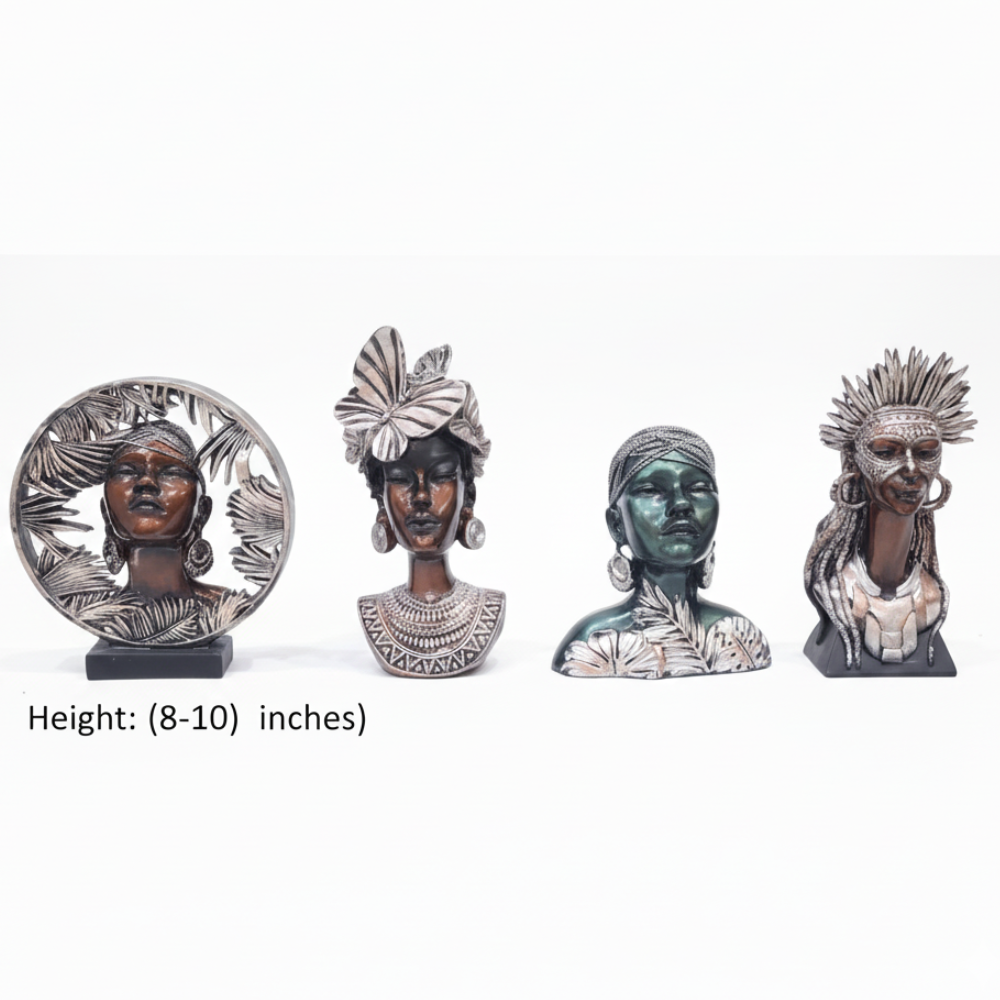 Tribal African Art Face Showpiece