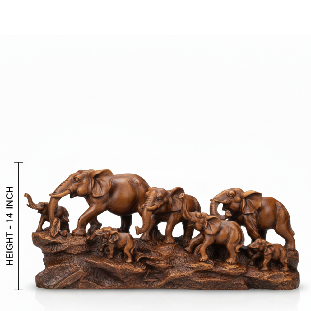 Decorative Elephant Group Showpiece