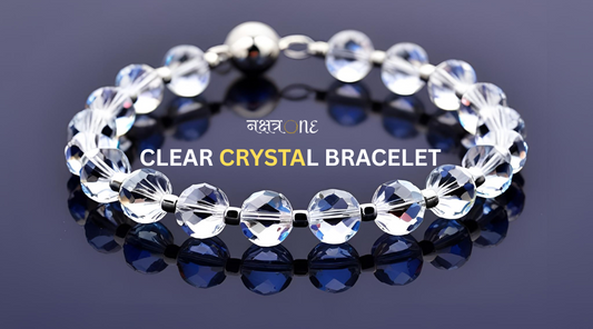 Here’s an SE Natural Clear Crystal Bracelet by NakshatraOne – Healing quartz stone jewelry for mental clarity, emotional balance, and energy alignment.