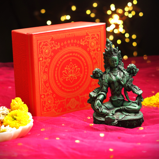 Green Tara Mata Statue 8" | Removes Obstacles | 500g