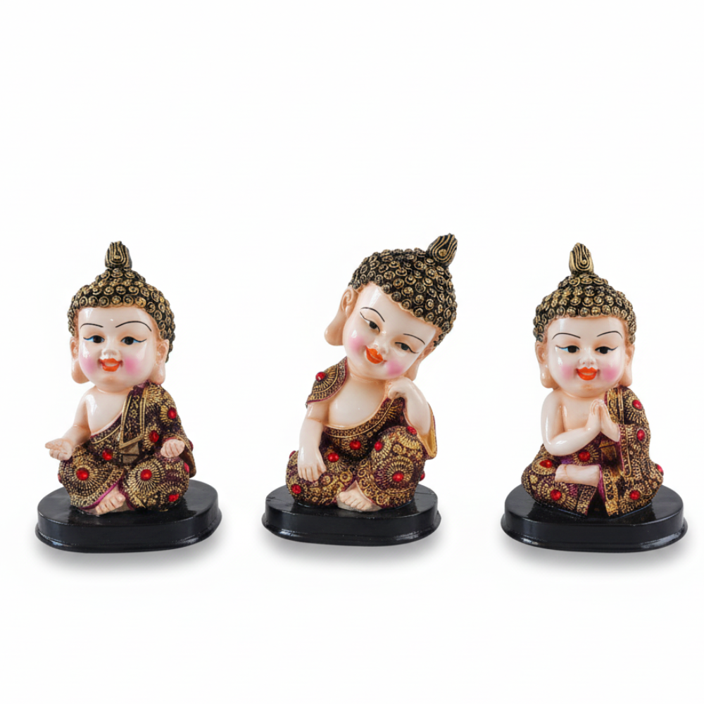 Baby Buddha Figurine Set