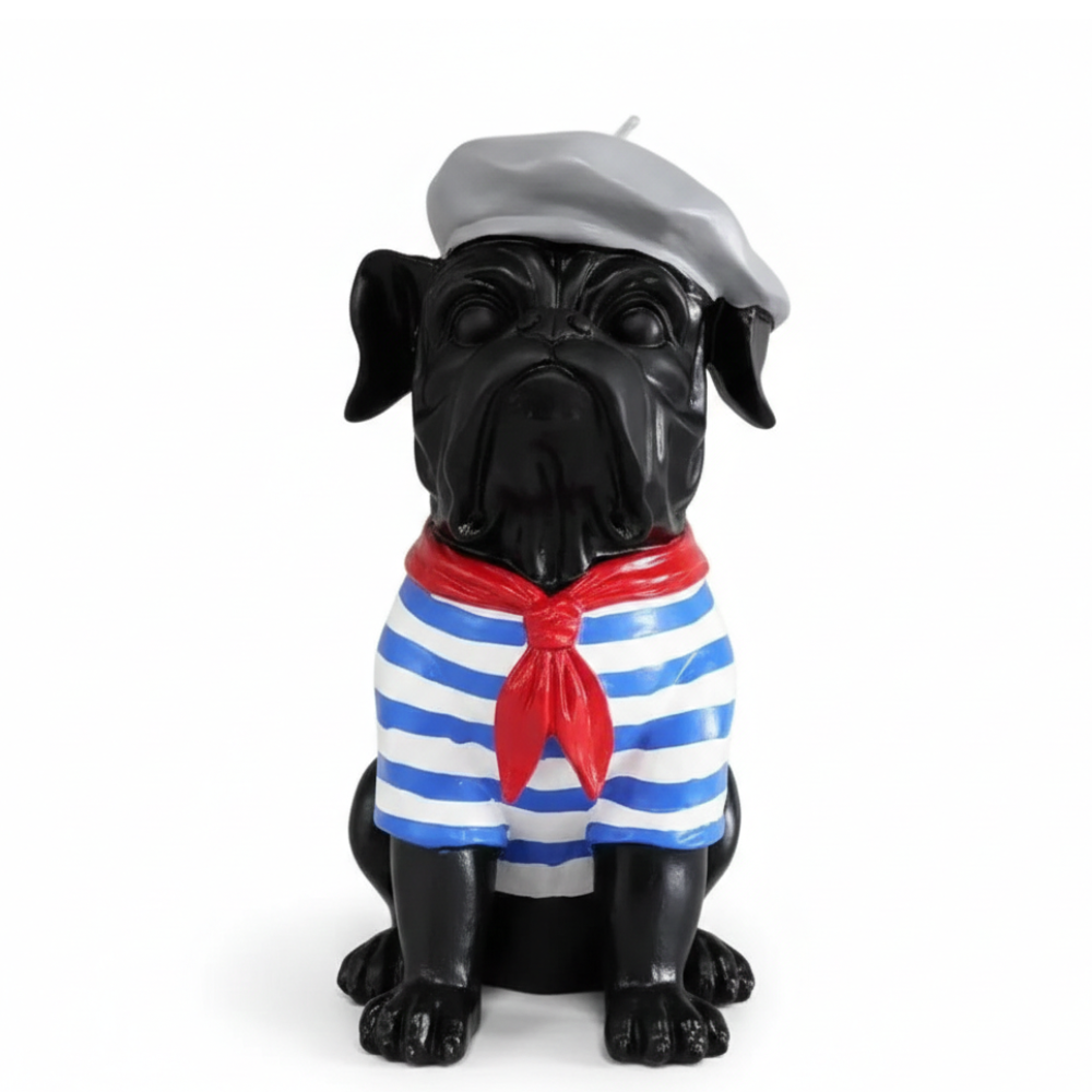 French Style Dog Showpiece