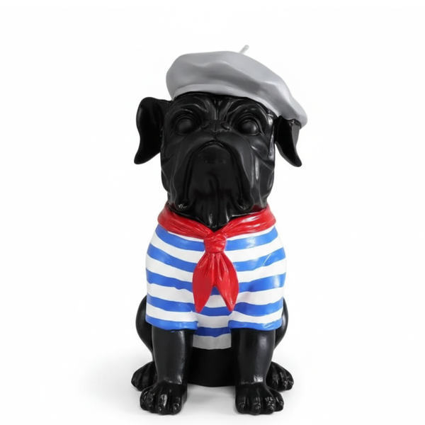 French Style Dog Showpiece