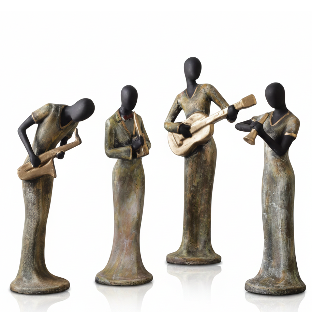 Musical Band Figurine Showpiece