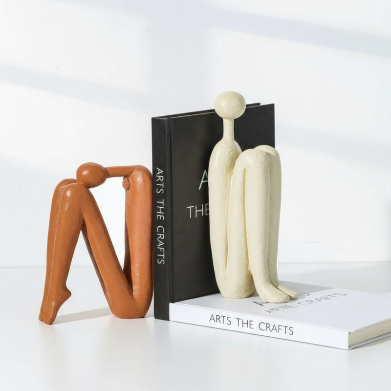 Minimalist Humanoid Bookends