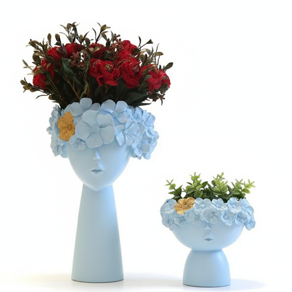 Elegant Face Flower Vase