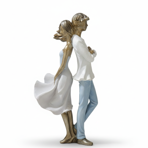 Romantic Back-to-Back Couple Showpiece