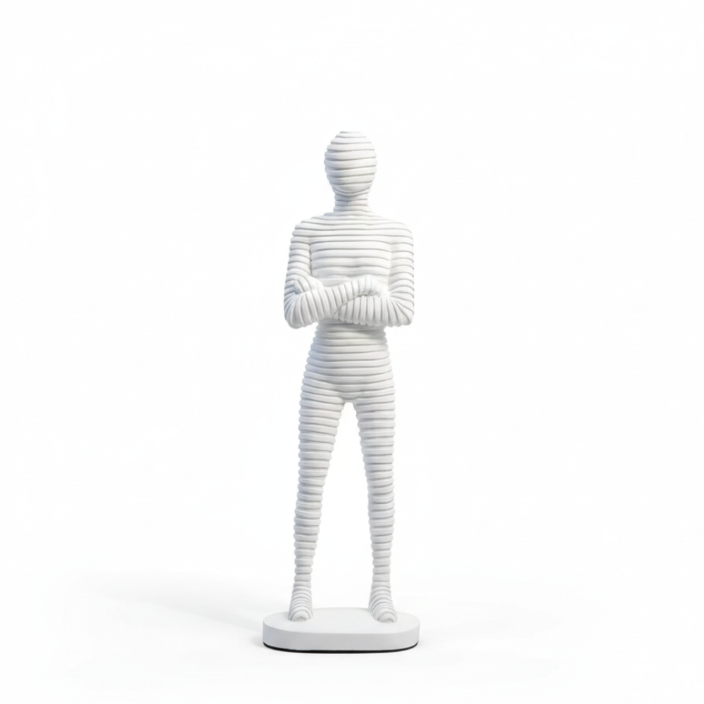 White Human Figurine Showpiece