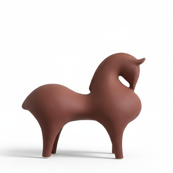 Modern Abstract Horse Showpiece