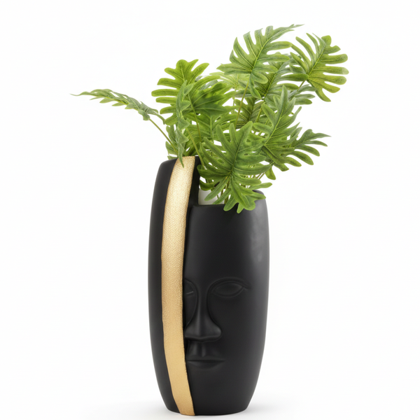 Modern Face Art Ceramic Vase