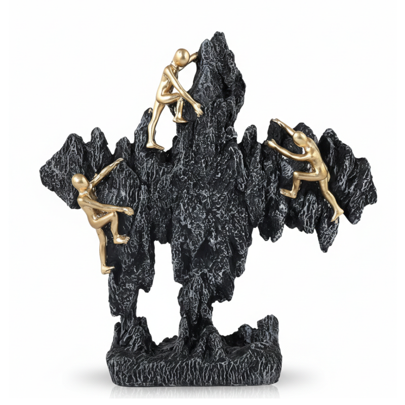 Golden Climbers Sculpture