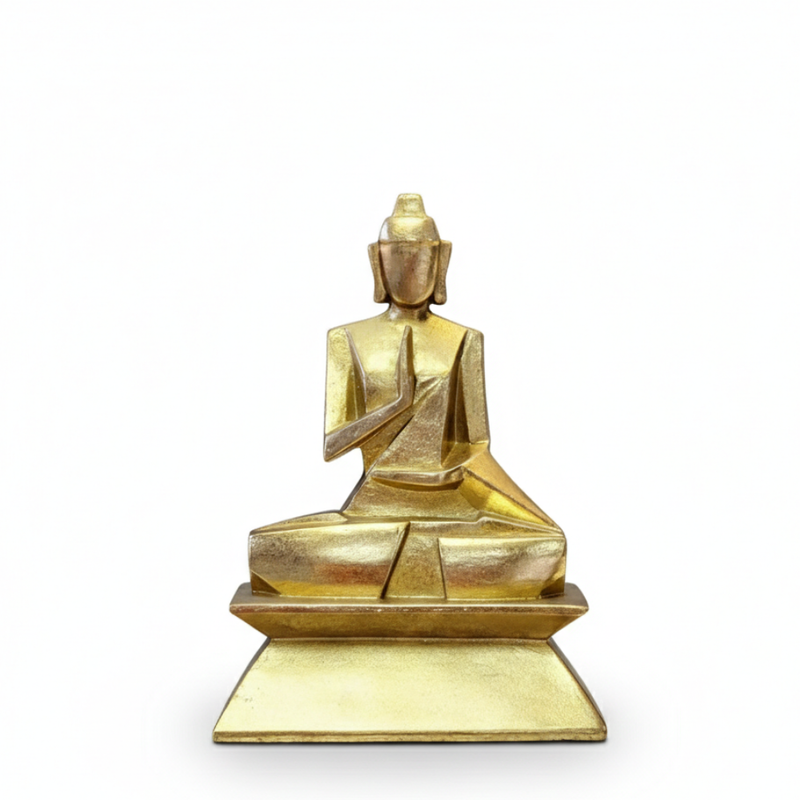 Golden Buddha Statue Sculpture