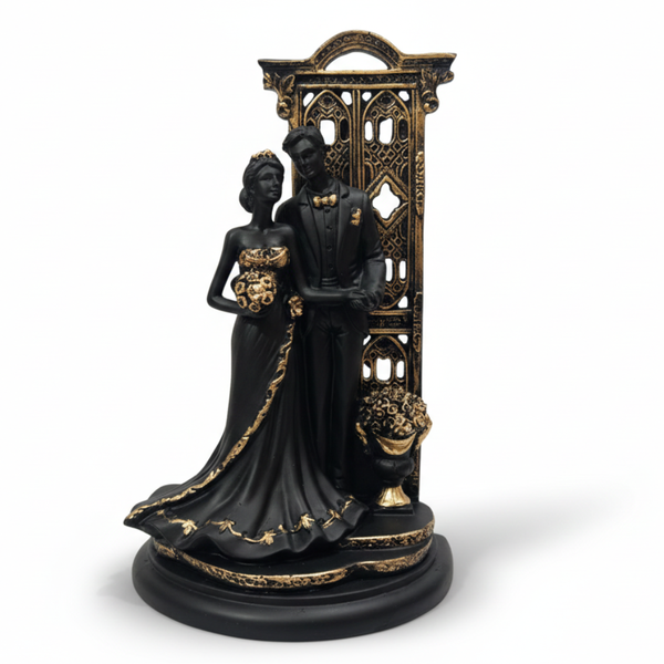 Elegant Standing Couple Decorative Statue