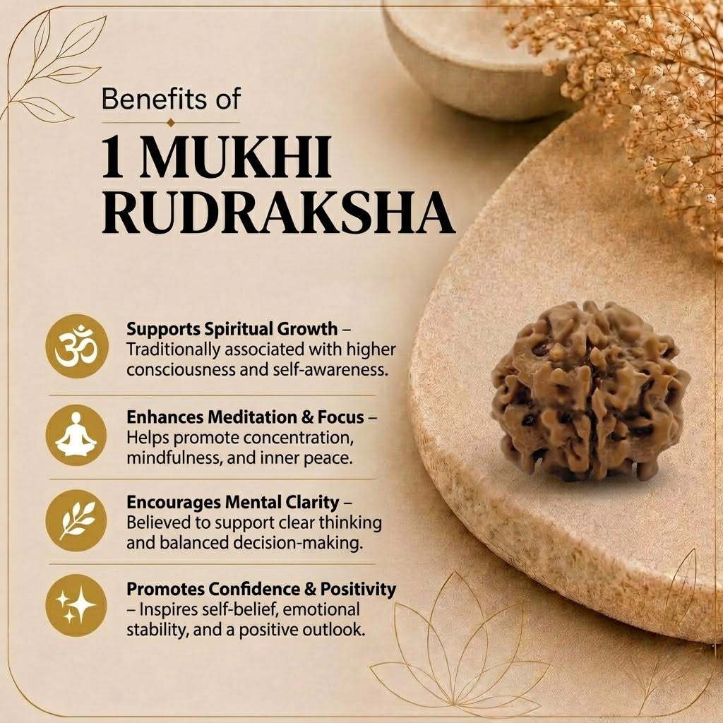 1 Mukhi Rudraksha