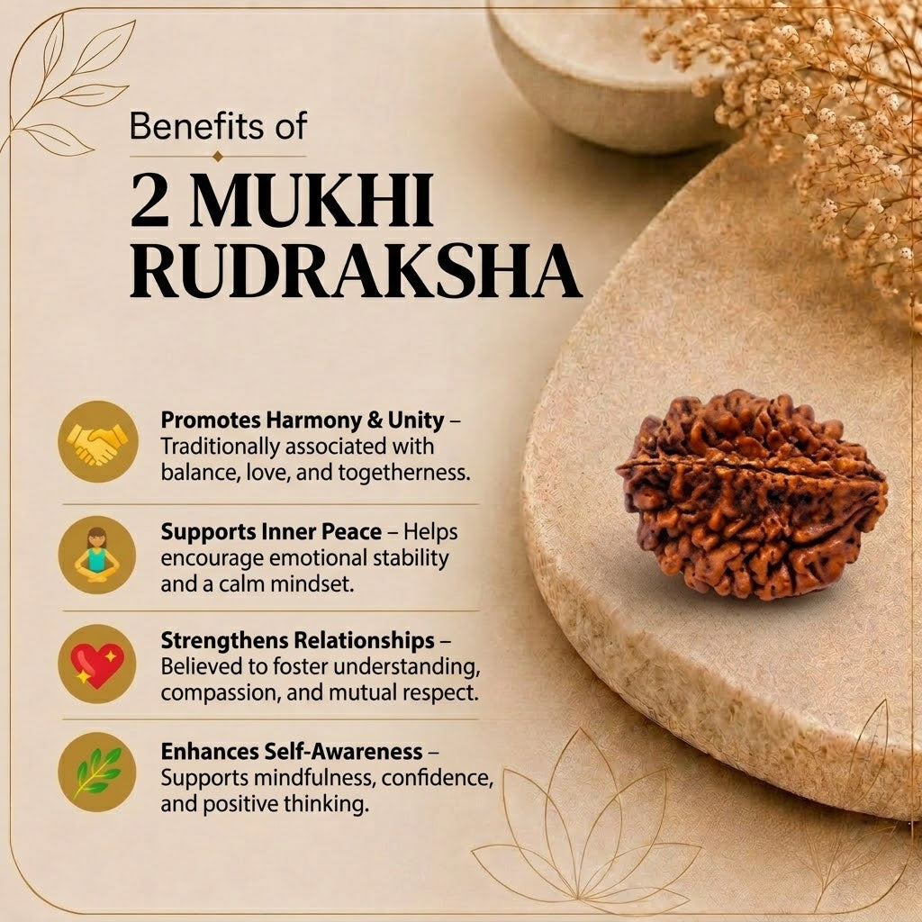2 Mukhi Rudraksha