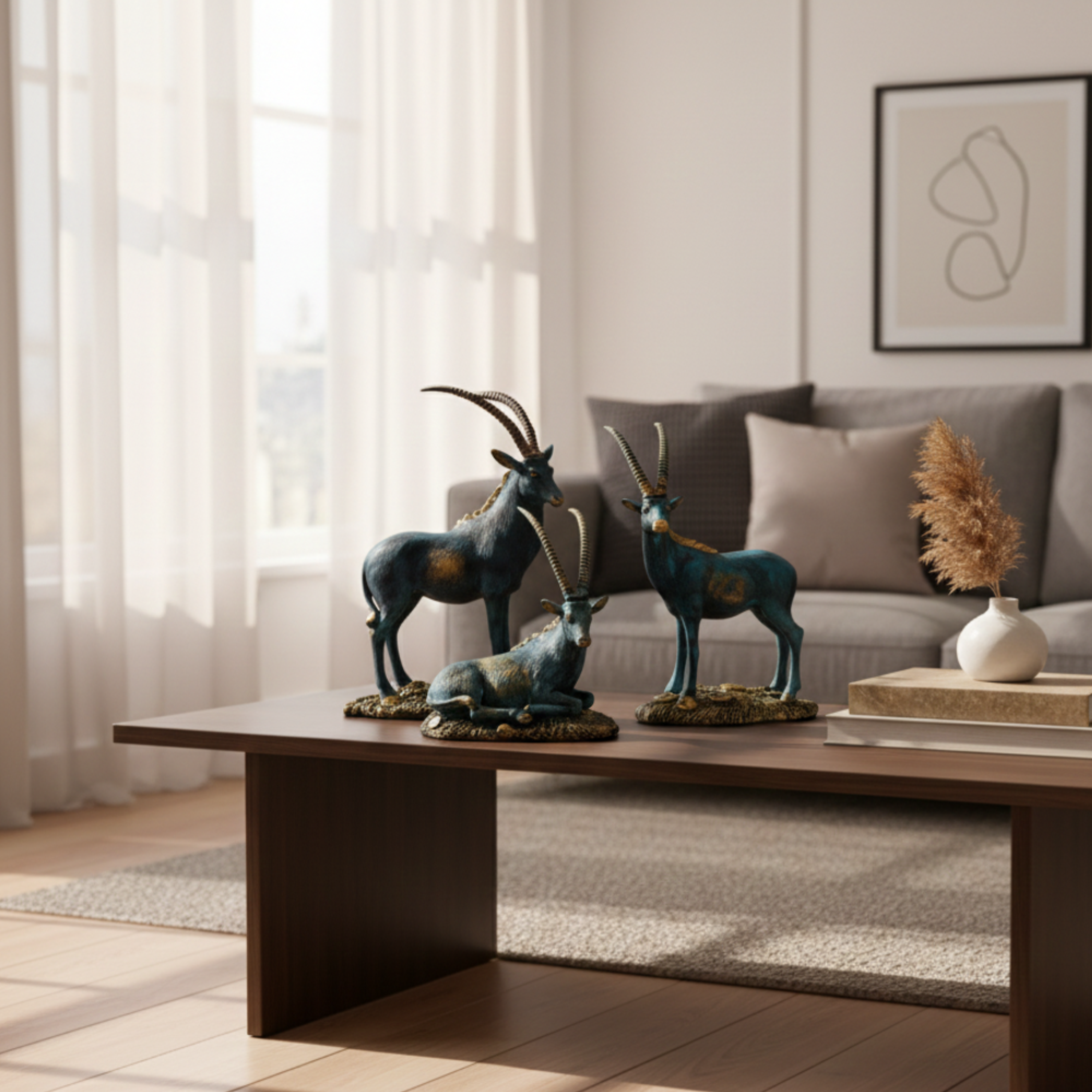 Decorative Antelope Showpiece