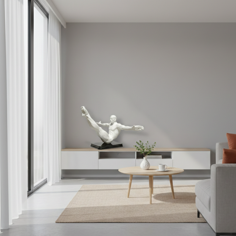 Abstract Human Balance Sculpture Showpiece