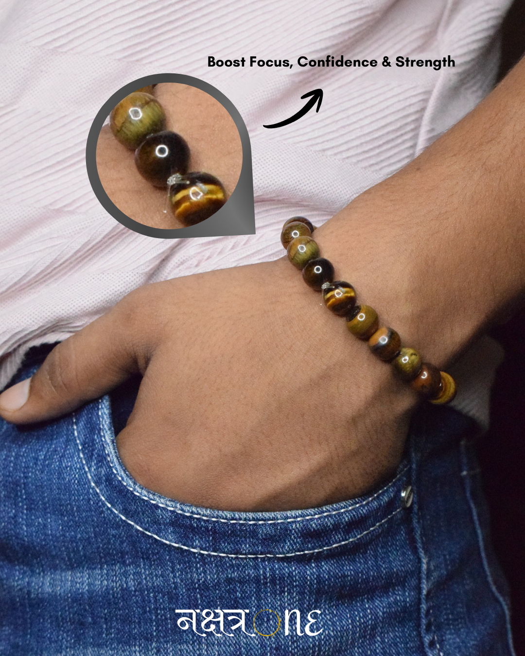 Best Tiger Eye Bracelet for Success, Luck & Positivity