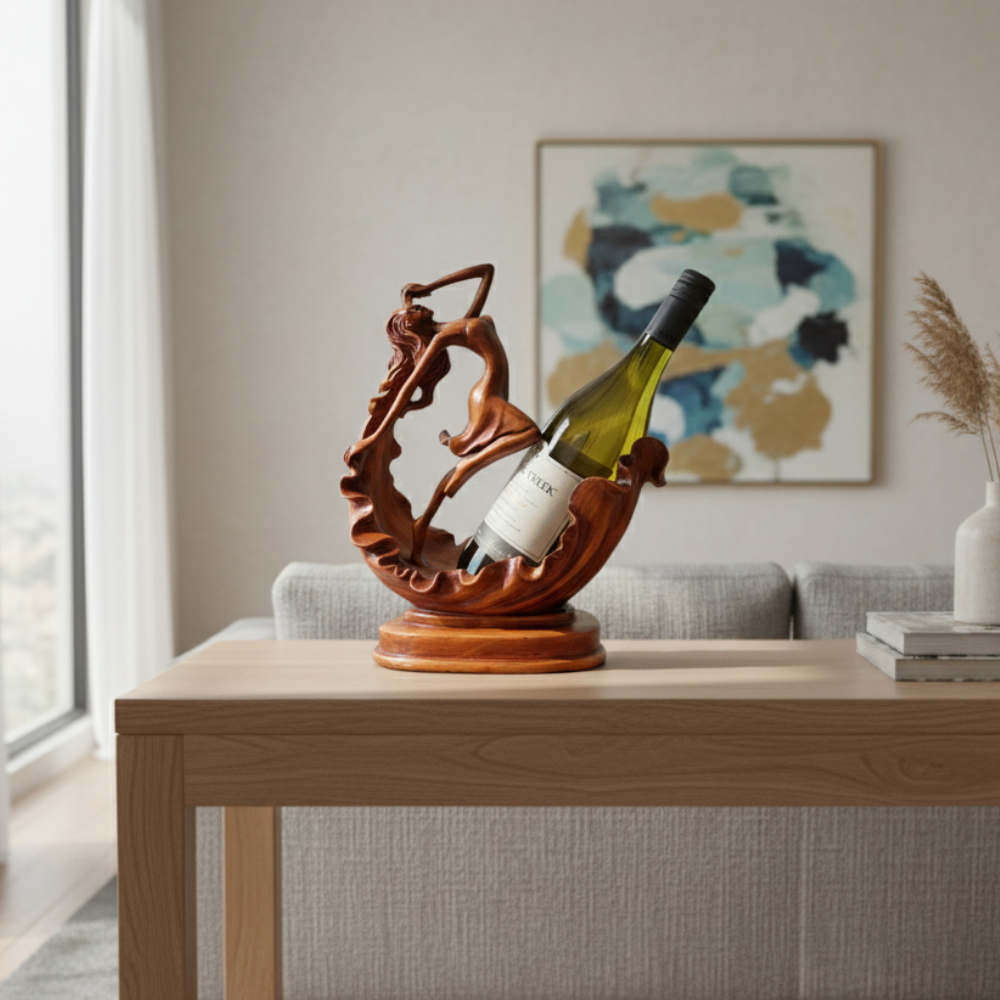Wine Bottle Holder Showpiece