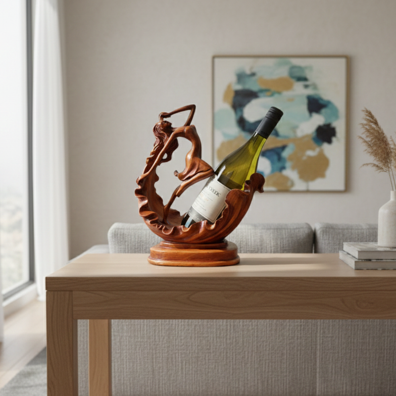 Wine Bottle Holder Showpiece