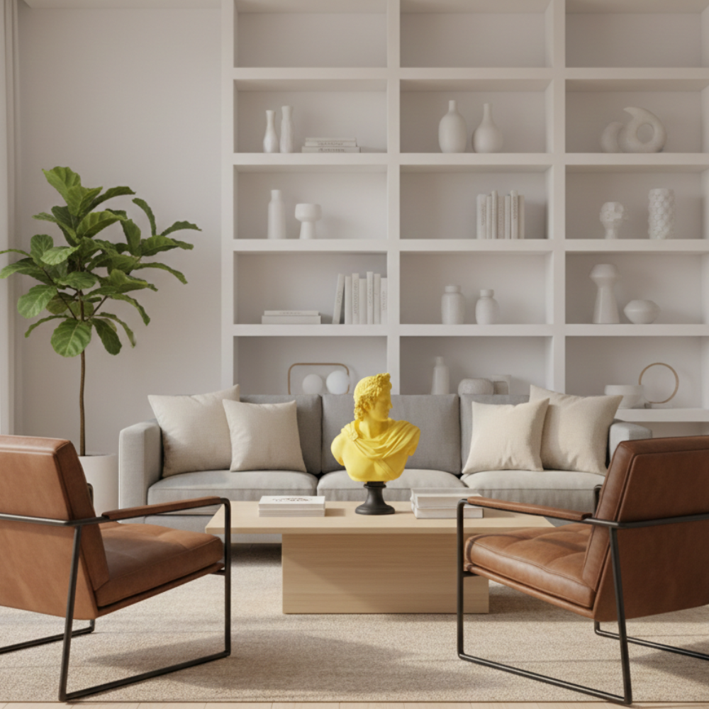 Modern Matte Finish Greek Sculpture