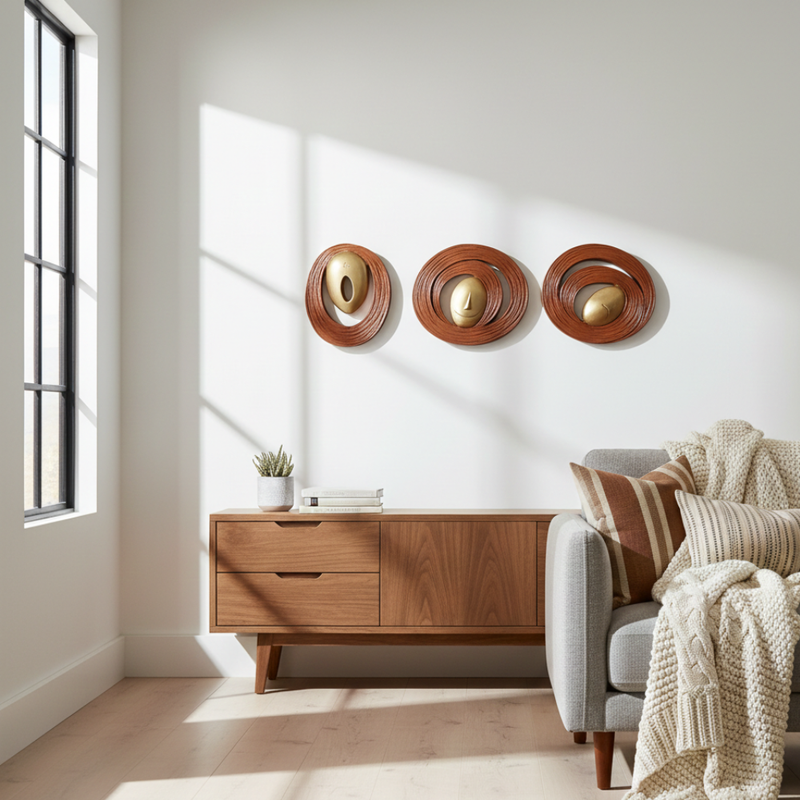 Abstract Face Wall Art Panels