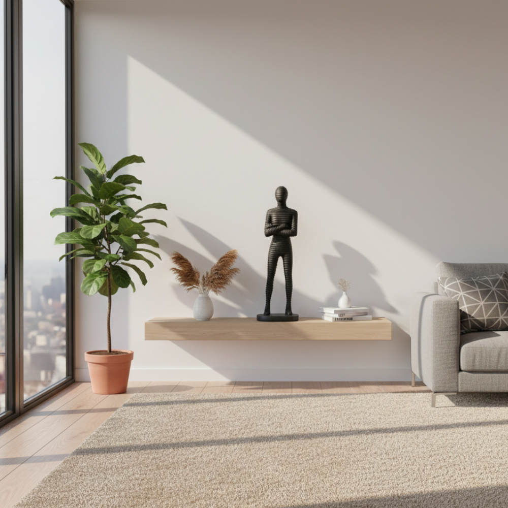 Modern Black Abstract Human Figurine Showpiece