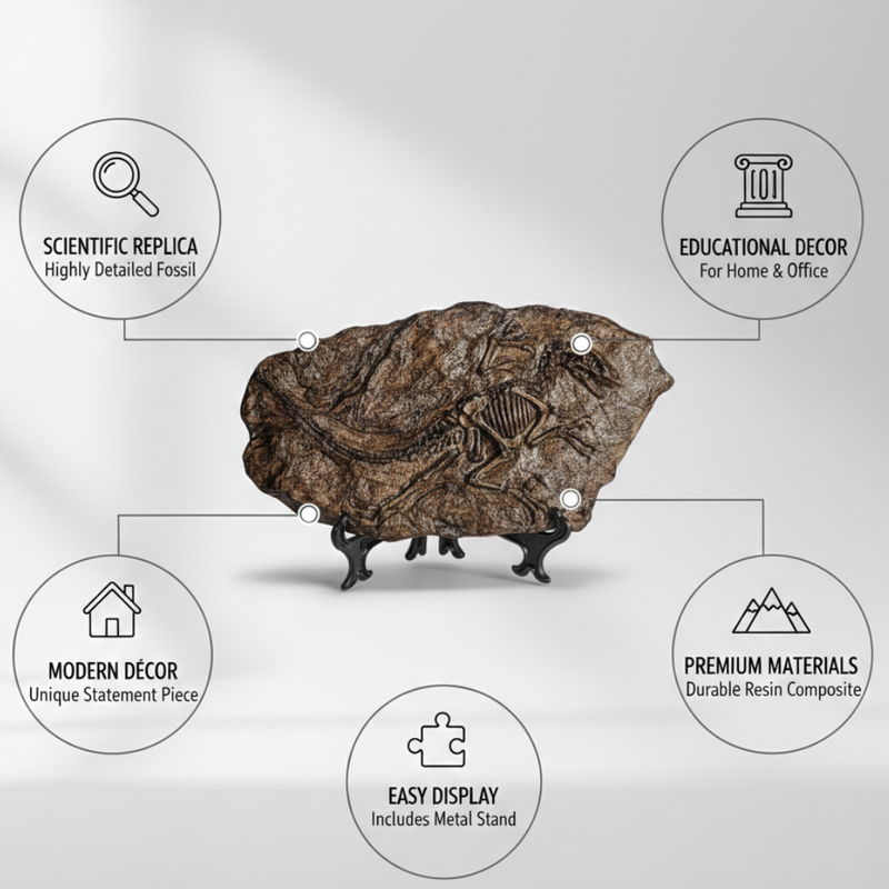 Dinosaur Fossil Stone Art Showpiece