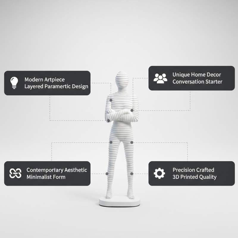 White Human Figurine Showpiece