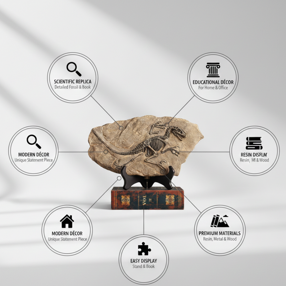 Dinosaur Fossil Art Showpiece