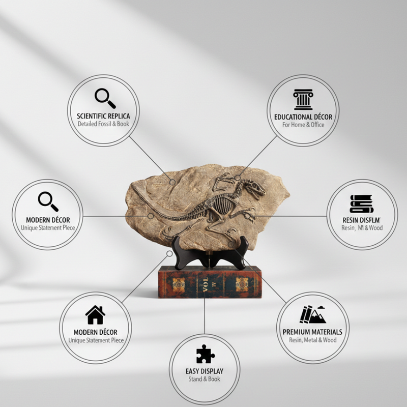 Dinosaur Fossil Art Showpiece