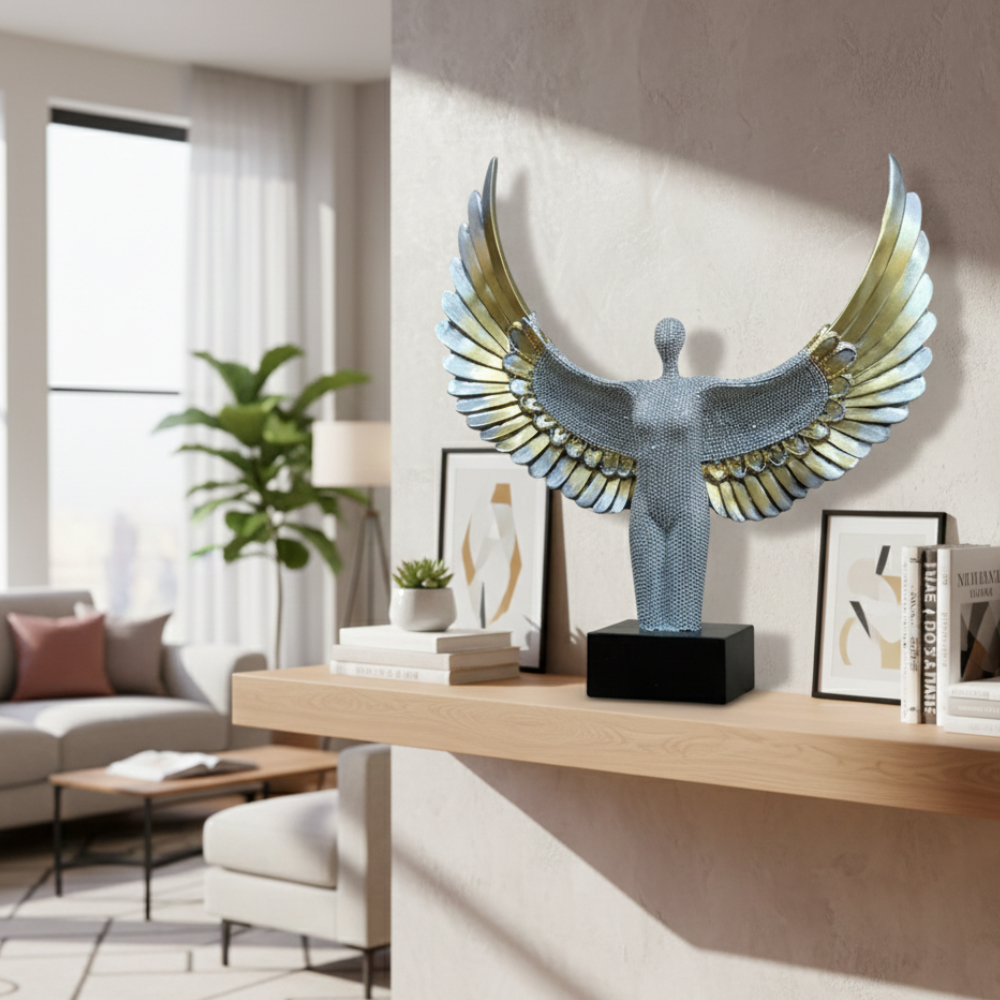 Luxury Angel Wing Human Sculpture