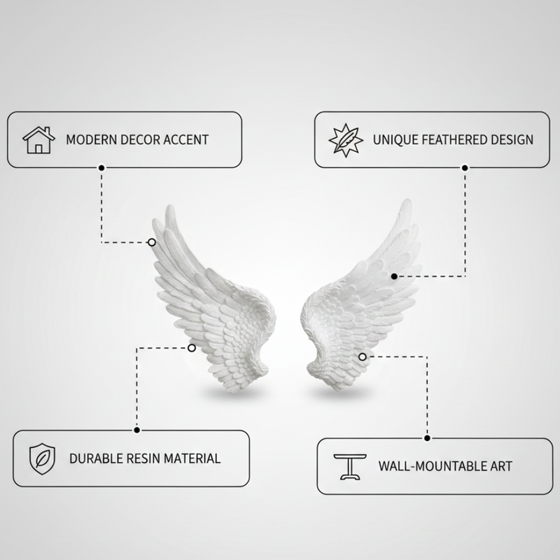 Angel Wings Decorative Showpiece