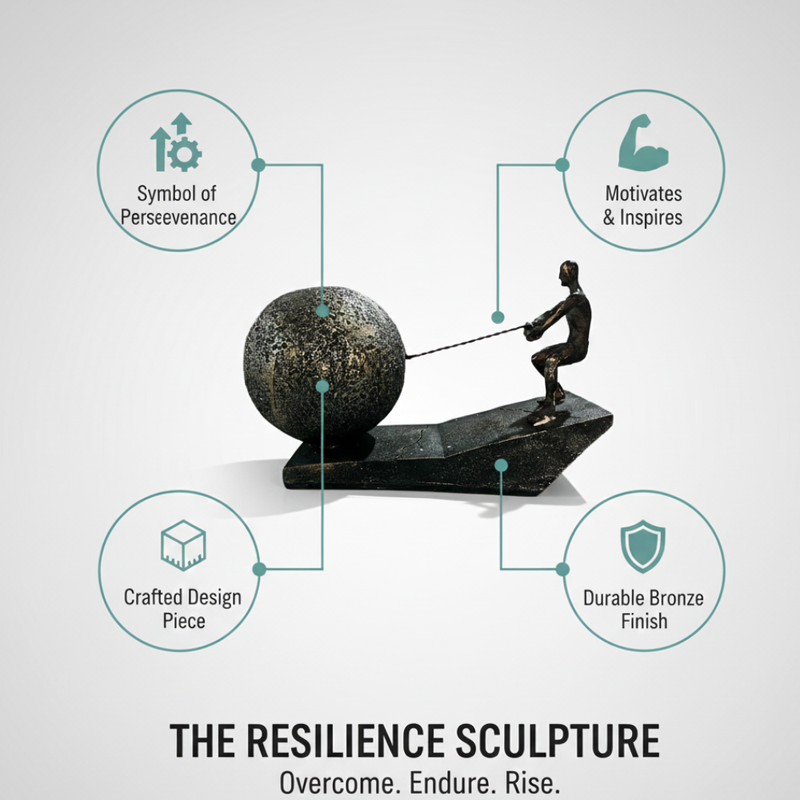 Struggle & Determination Human Sculpture