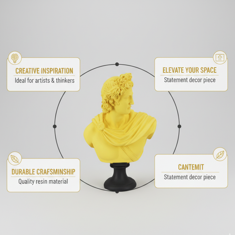 Modern Matte Finish Greek Sculpture