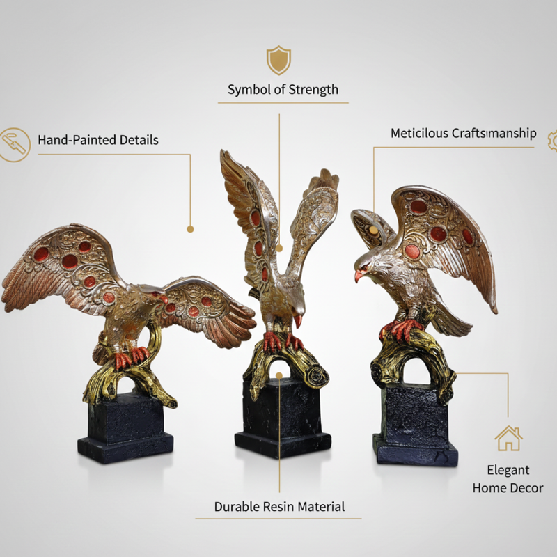 Royal Eagle Sculpture Set