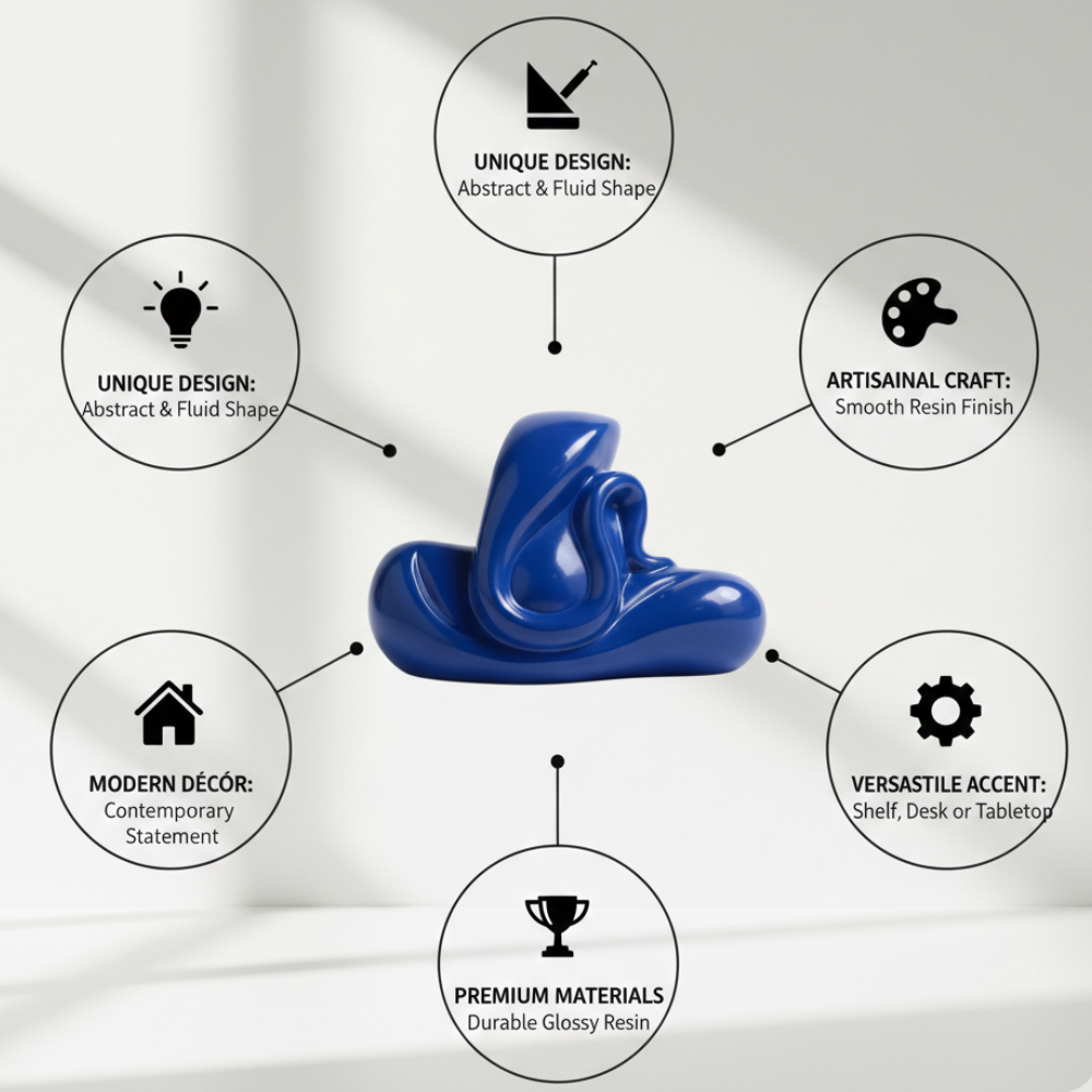 Blue Abstract Ganesha Showpiece