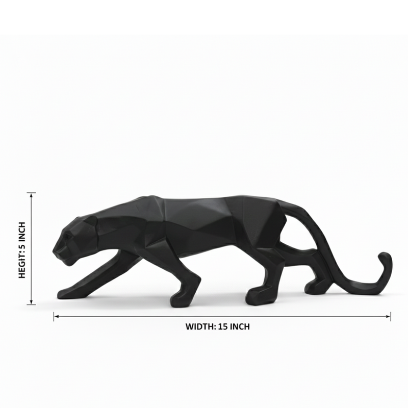 Matte Black Panther Showpiece