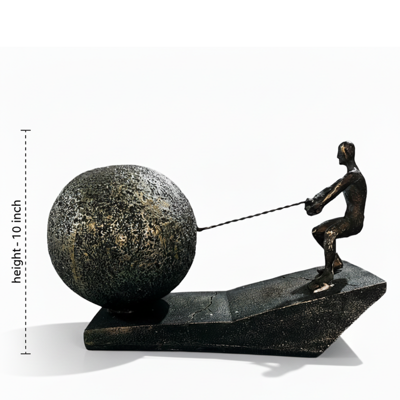 Struggle & Determination Human Sculpture