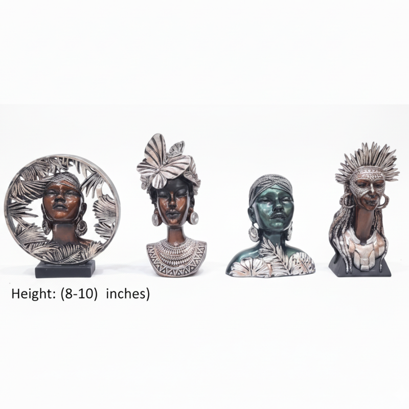Tribal African Art Face Showpiece