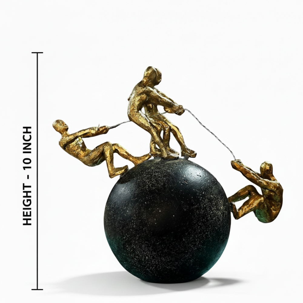 Teamwork & Balance Human Sculpture