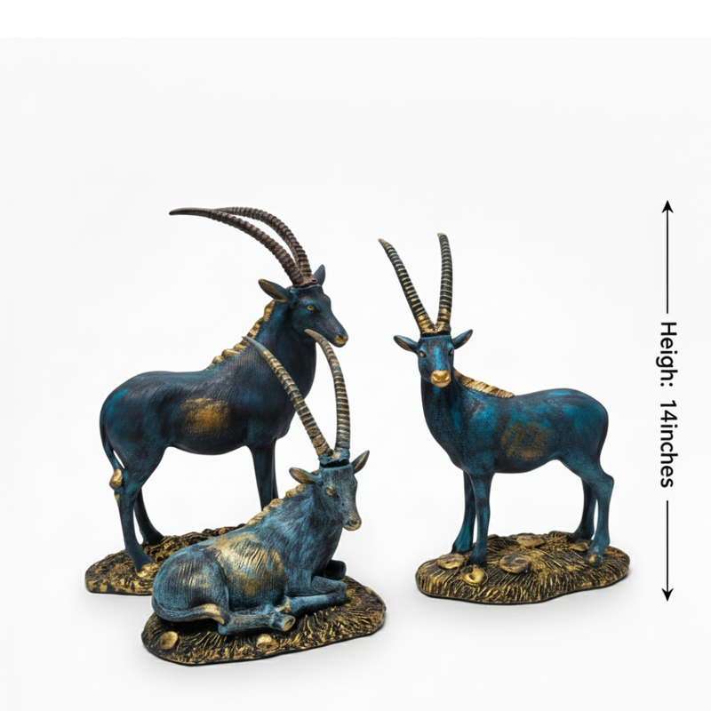Decorative Antelope Showpiece