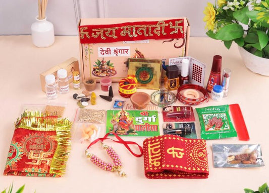 Hanuman Chola Pujan Kit – Dhoop, Chandan, Gangajal, Moli | Divine Samagri Box