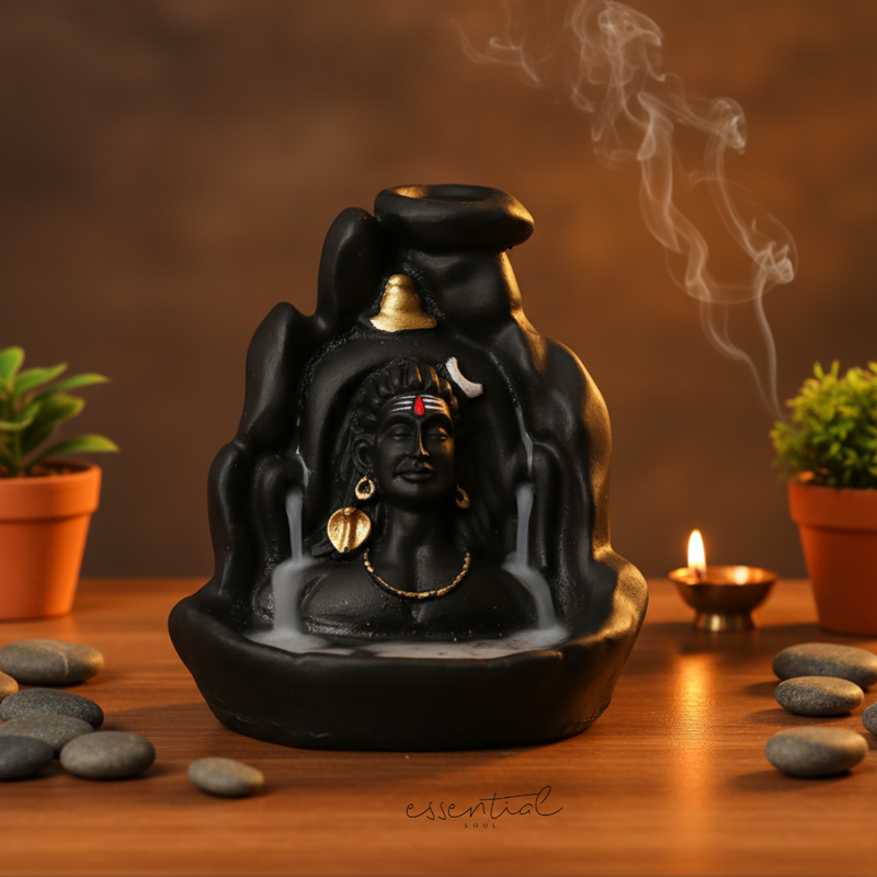 Adi Yogi Idol Smoke Fountain for Home Decor
