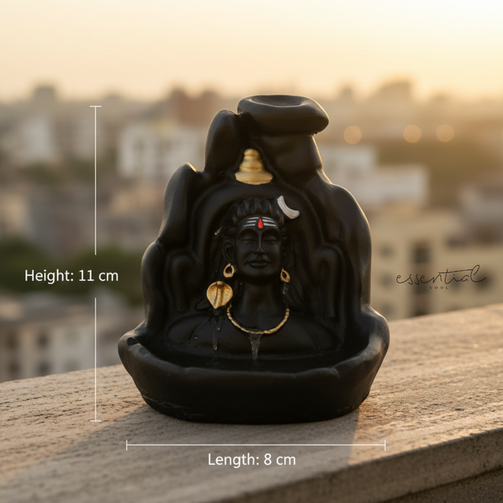 Adi Yogi Idol Smoke Fountain for Home Decor