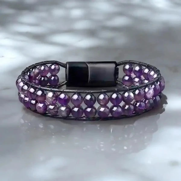 Soulful Silence Amethyst Bracelet Wristband Nakshatra one