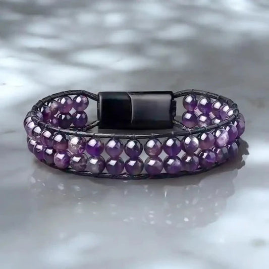 Soulful Silence Amethyst Bracelet Wristband Nakshatra one